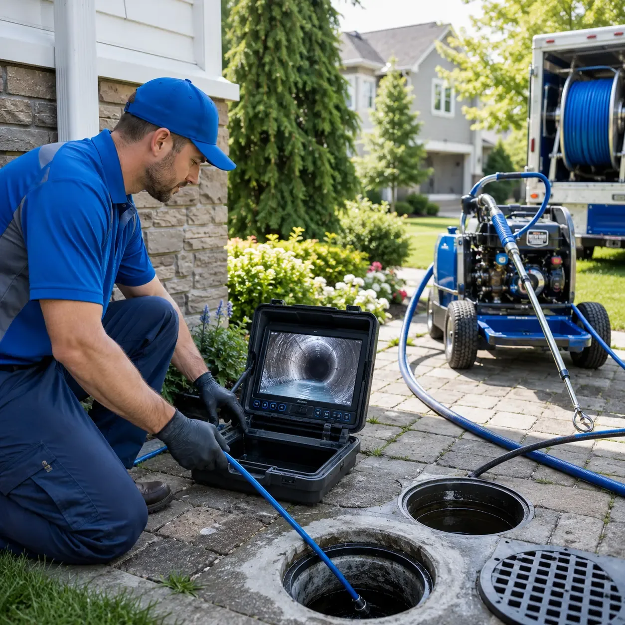 Outdoor drain cleaning professionals serving Lawrenceville, PA