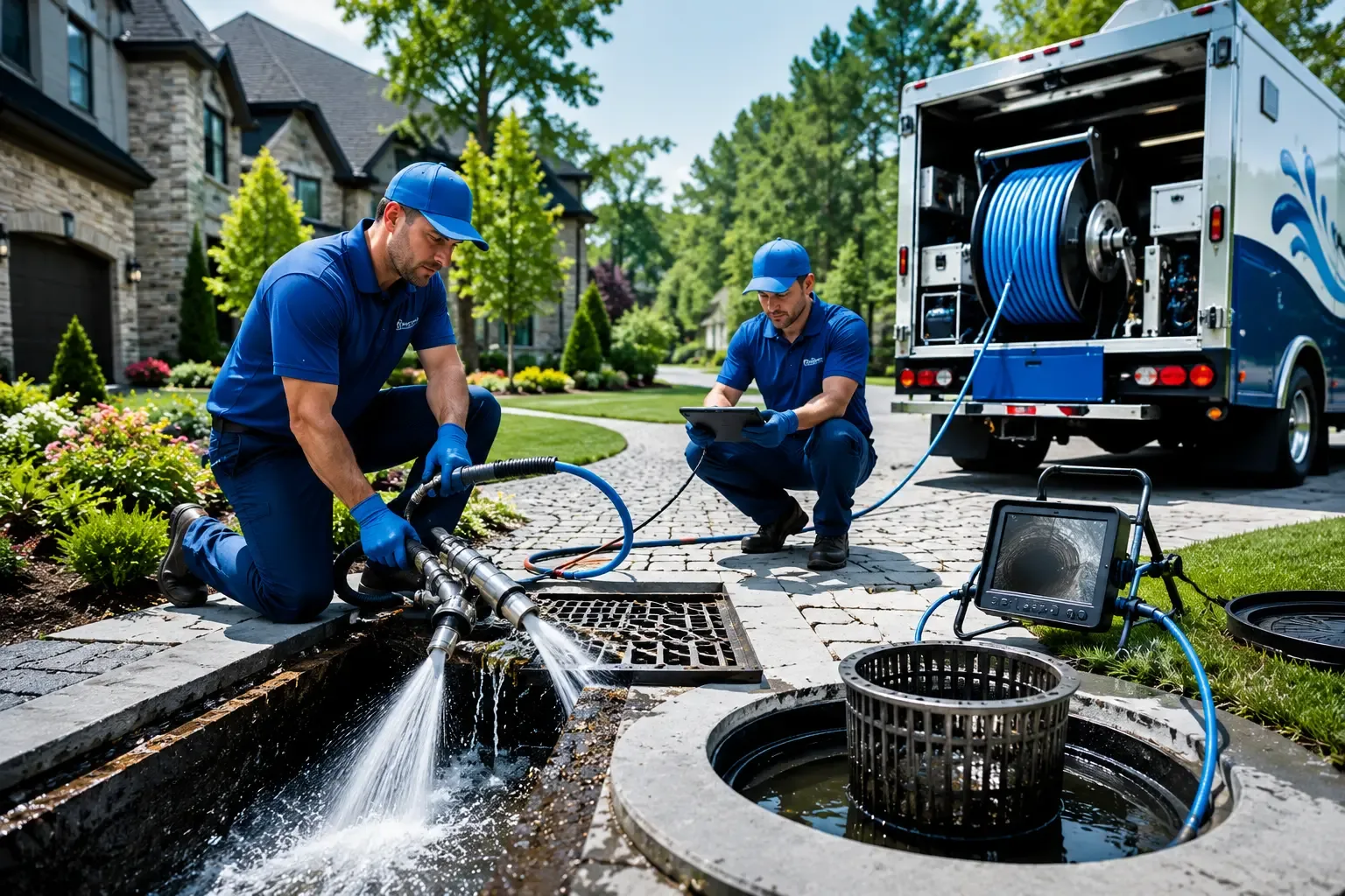 Local outdoor drain cleaning professionals in Lawrenceville, PA